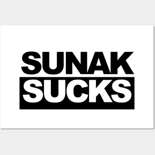 Sunak Sucks - Rishi Sunak Sucks, Anti Tory T Shirt Posters and Art